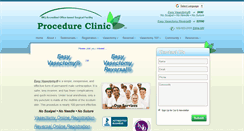 Desktop Screenshot of ezvasectomy.com